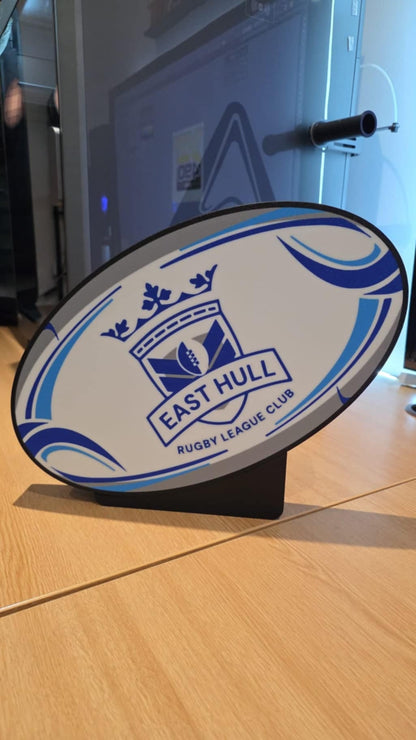 Custom 3D Printed Personalised LED Business Sign 2 340mm x 340mm