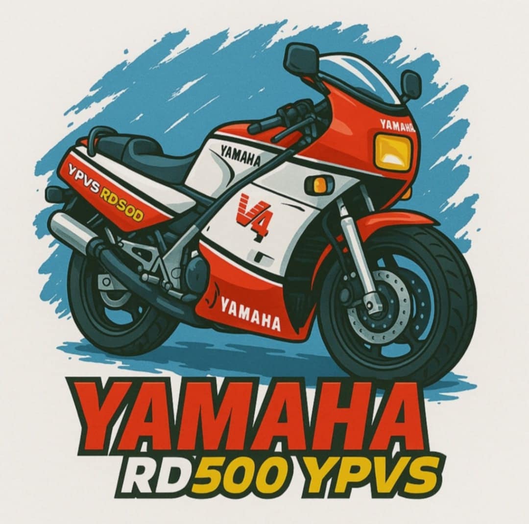 Custom Cartoon Motorcycle T-Shirt – Your Bike, Your Style!