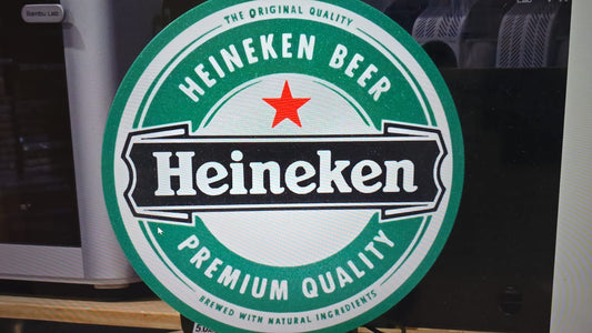 Heineken Inspired 3D Printed Lightbox – Premium 340mm LED Sign