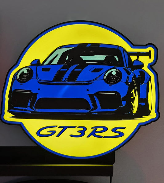 Porsche GT3RS 3D Printed Lightbox – Faster Than Your WiFi