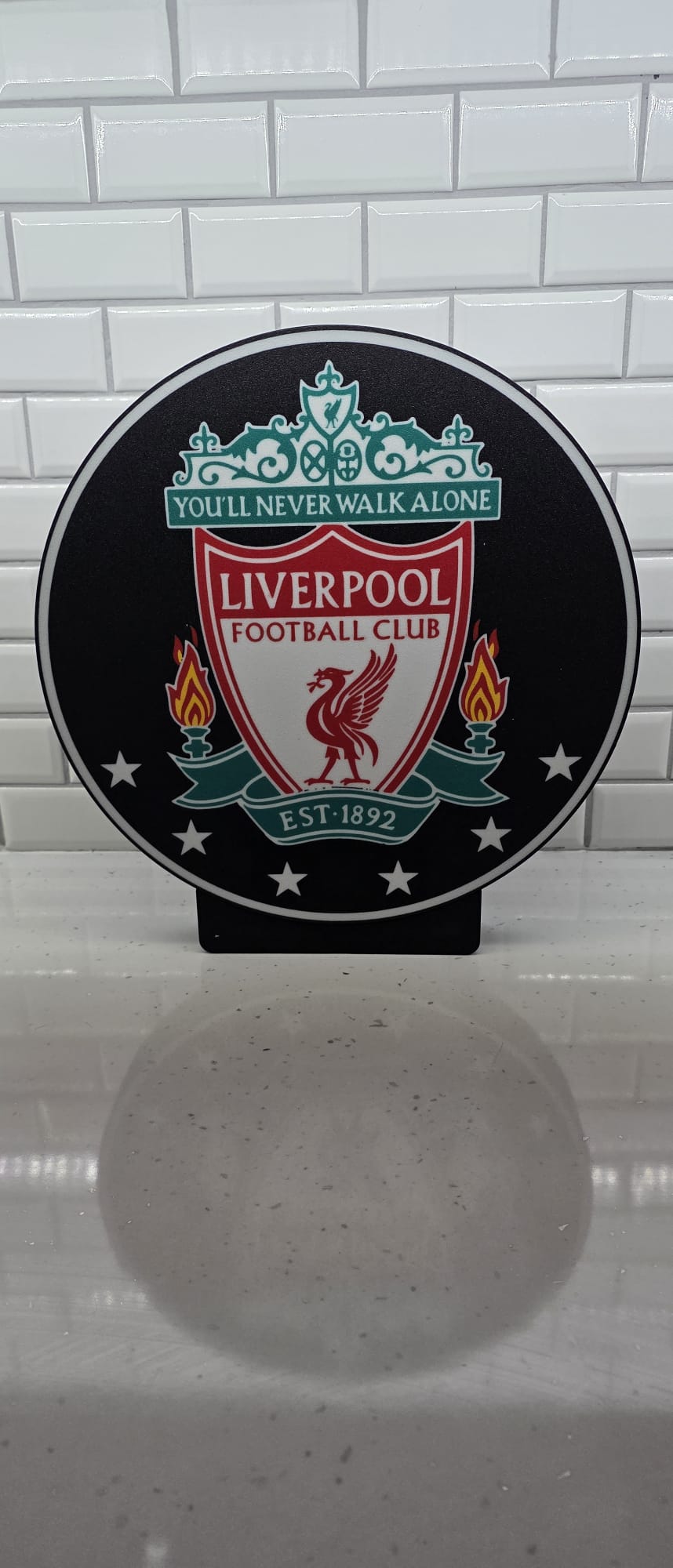 Liverpool FC "You'll Never Walk Alone" Lightbox – Large 340mm 3D Art