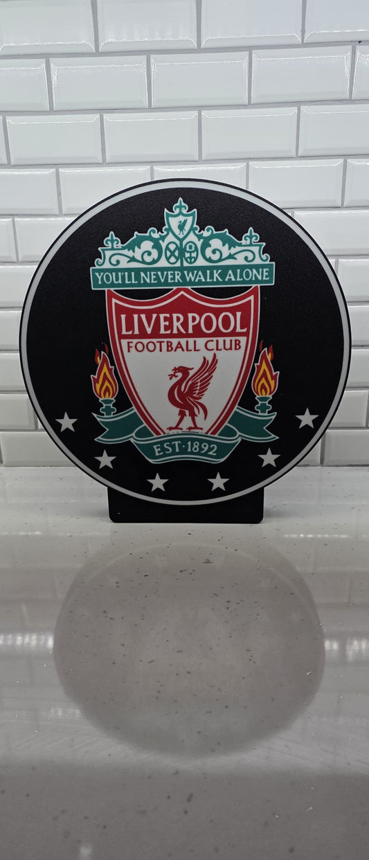 Liverpool FC "You'll Never Walk Alone" Lightbox – Large 340mm 3D Art