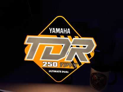 The Ultimate Dual-Sport: Yamaha TDR 250 YPVS Lightbox – 340mm 3D Art