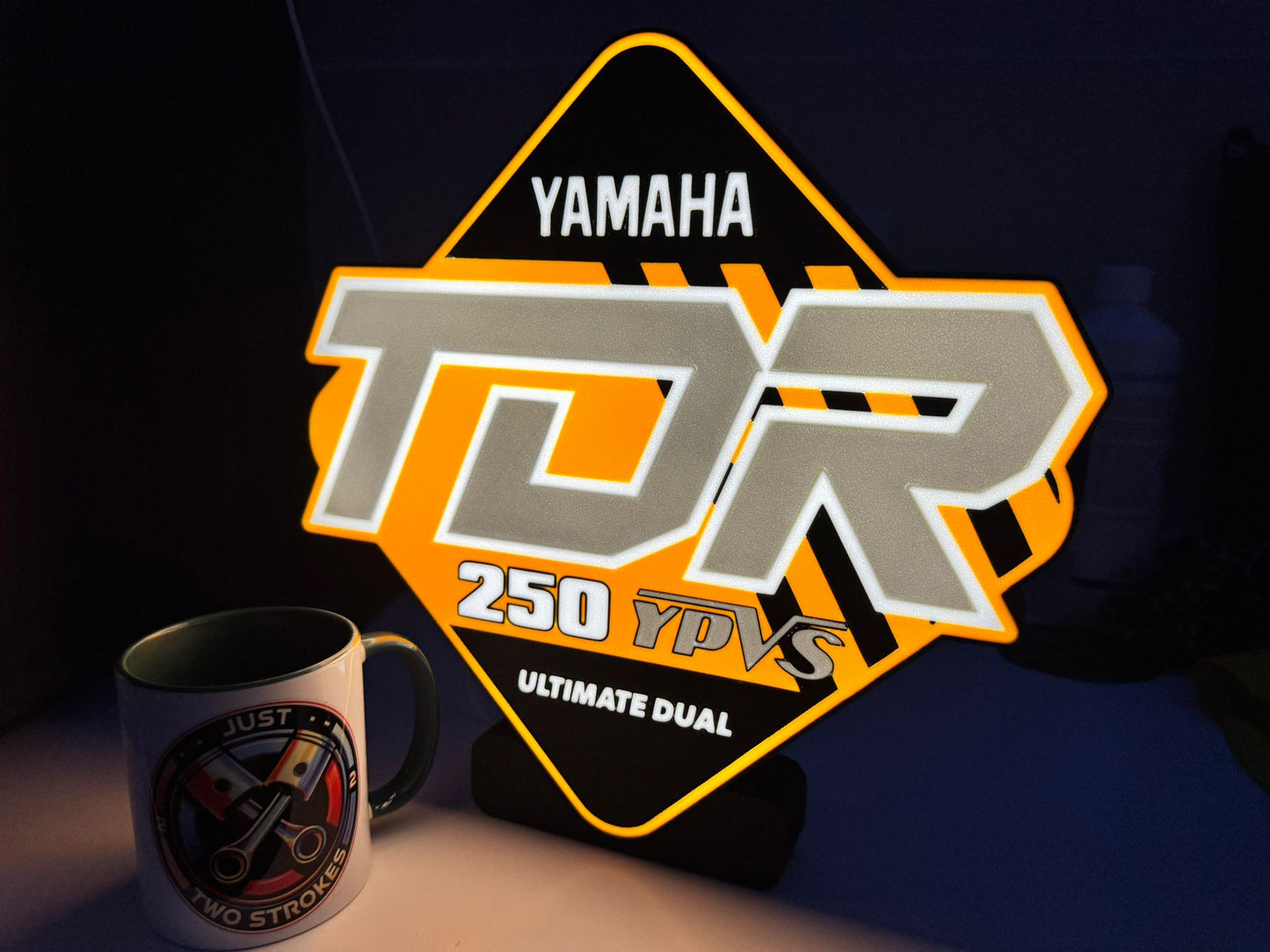 The Ultimate Dual-Sport: Yamaha TDR 250 YPVS Lightbox – 340mm 3D Art