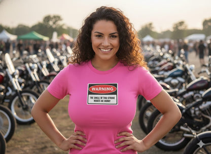 Warning: The Smell of Two Stroke" Graphic T-Shirt – 5 Colours Available