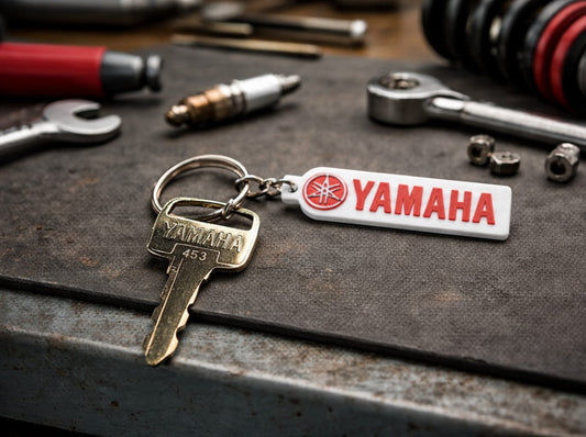 Just Two Strokes: Yamaha Raised-Logo 3D Printed Key Fob