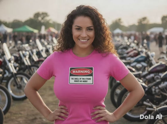 Warning: The Smell of Two Stroke" Graphic T-Shirt – 5 Colours Available